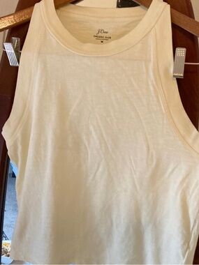 J. Crew Cream Sleeveless Top